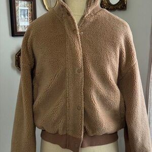Le Lis Brown Teddy Jacket
